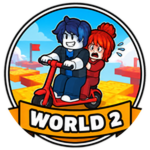 Scooter Duo World 2 Badge